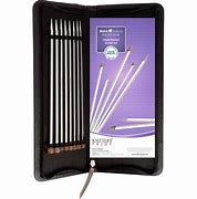 Knitter's Pride 14"/35 cm Single Pointed Needle Set Nova Cubics Platina